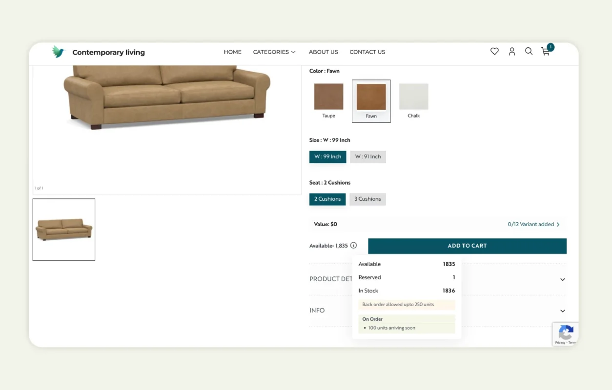 inventory intelligence in WizCommerce inventory intelligence in WizCommerce